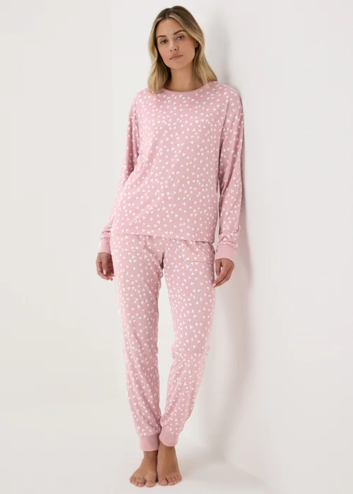 Pink Heart Pyjama Set - Extra small Image 1