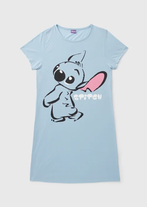 Disney Blue Stitch Nightie - Extra small Image 4