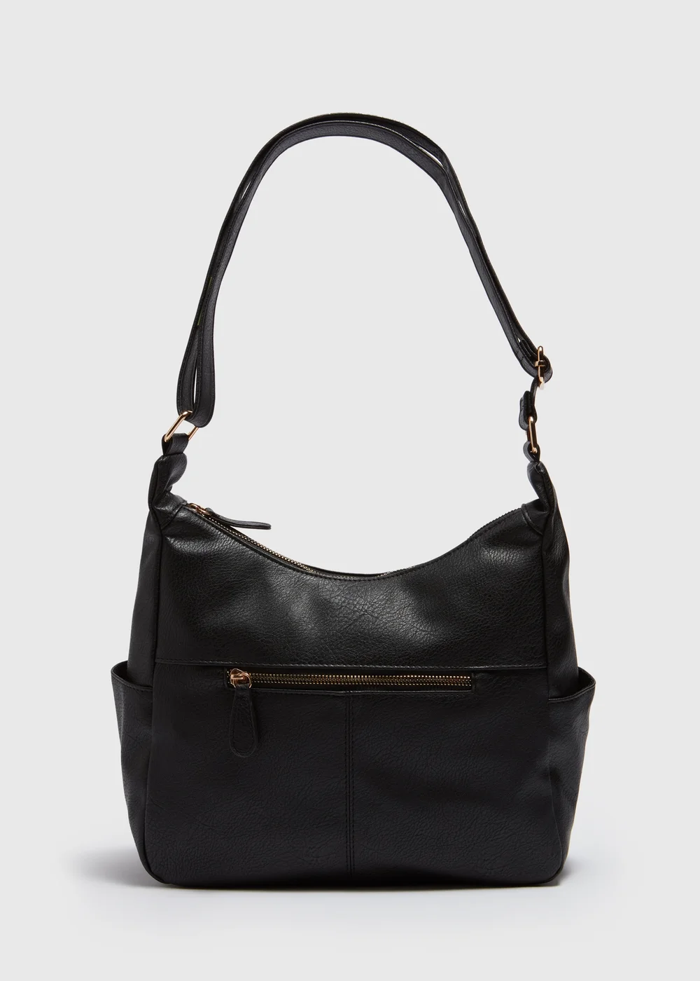 Black Bucket Bag - One Size Image 3