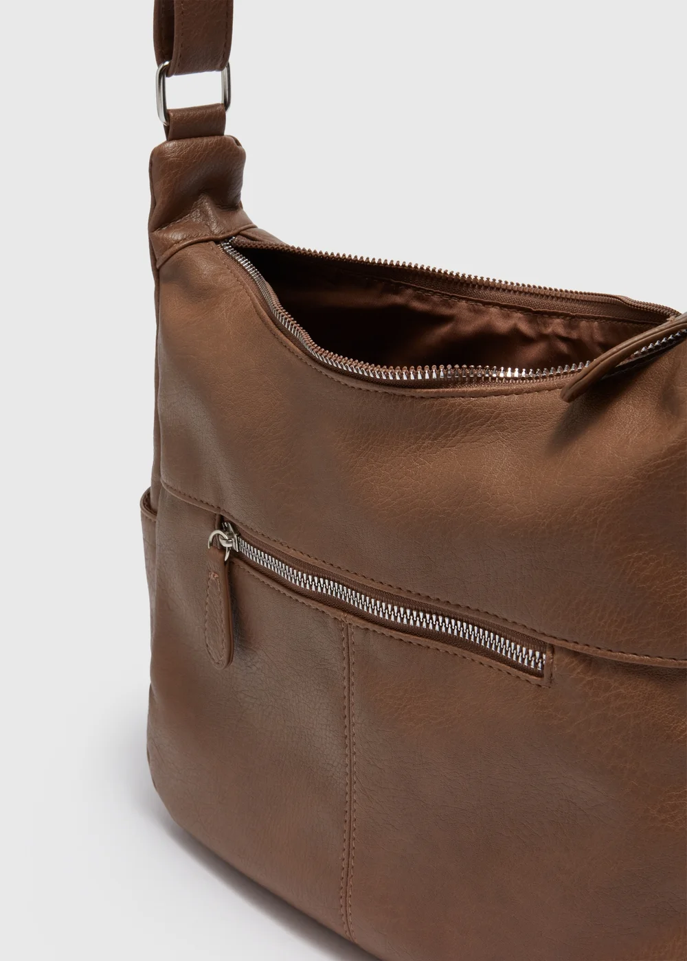 Taupe Bucket Bag - One Size Image 2