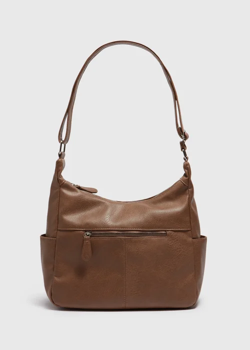 Taupe Bucket Bag - One Size Image 1