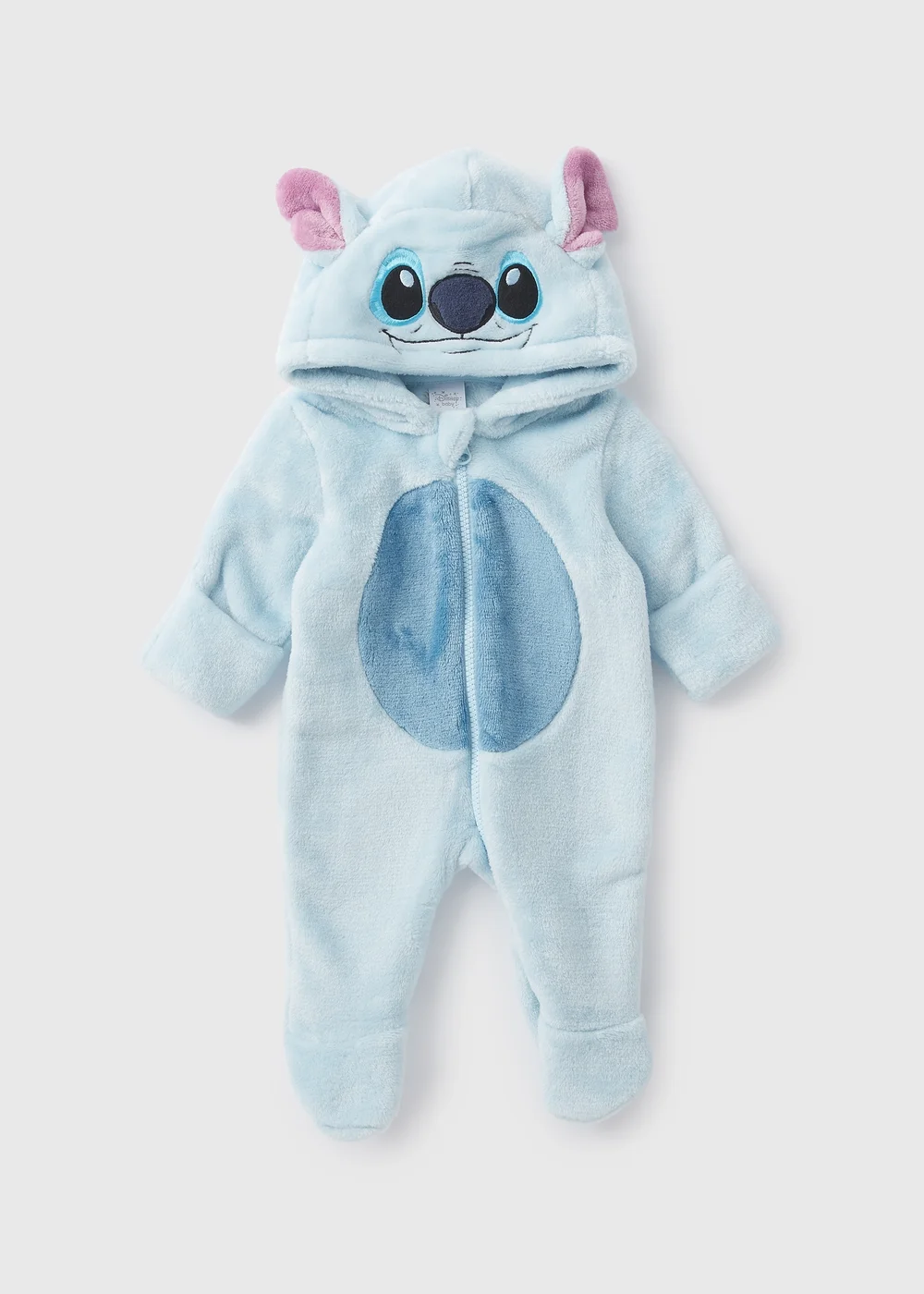 Disney Baby Blue Stitch Pramsuit (Newborn-18mths) - 0-3 months Image 1