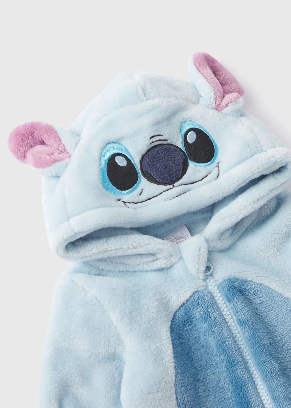 Disney Baby Blue Stitch Pramsuit (Newborn-18mths) - 0-3 months Image 2