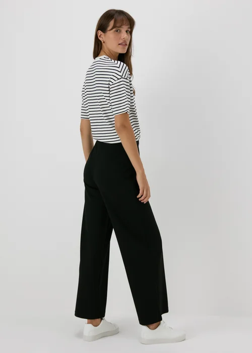 Et Vous Black Ponte Wide Leg Trousers - 8 Image 2