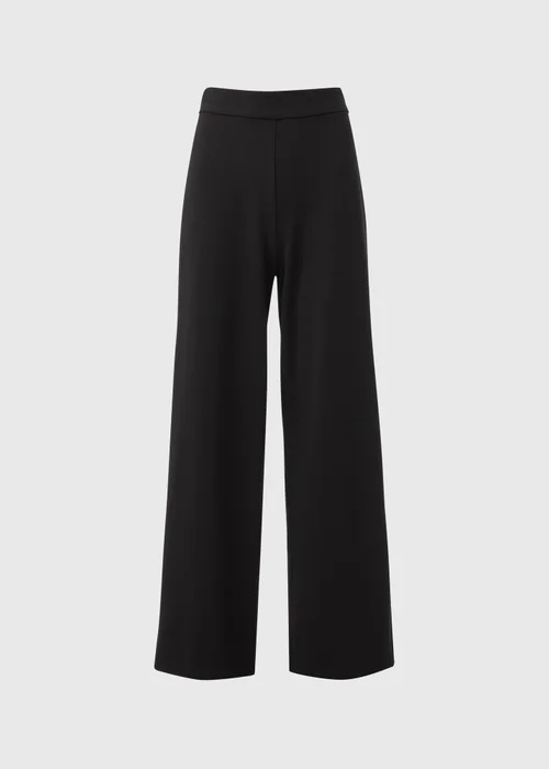 Et Vous Black Ponte Wide Leg Trousers - 8 Image 5