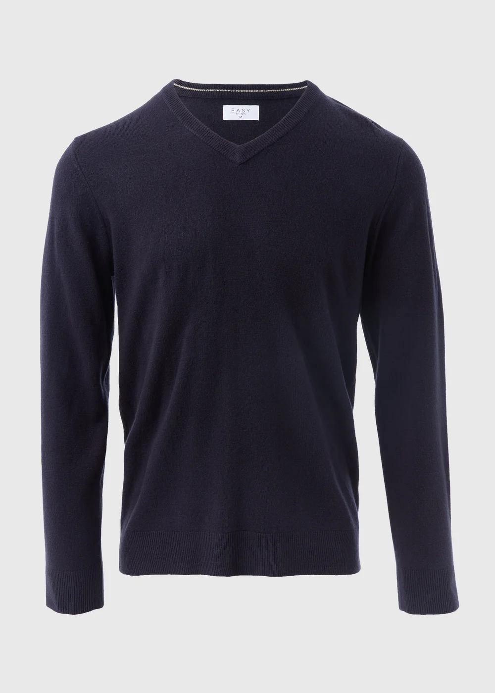 Navy Soft Touch V-Neck Jumper - S Image 5