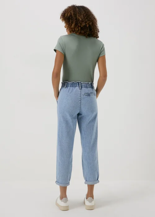 Lightwash Blue Paperbag Jeans - 8 Image 2