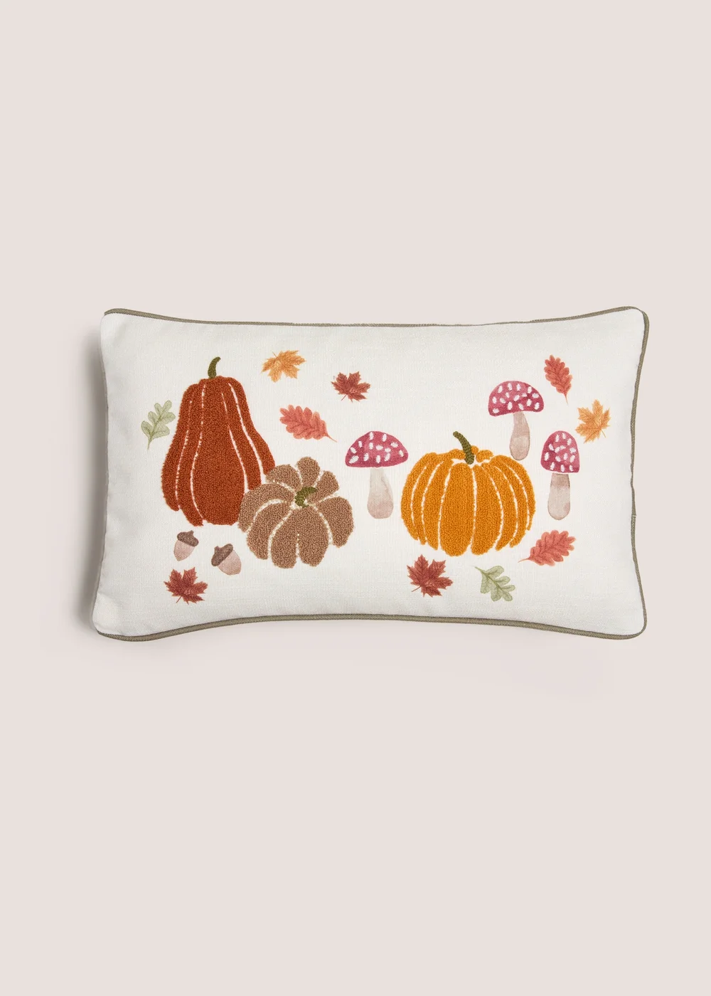 Tufted Pumpkin Cushion Image 1