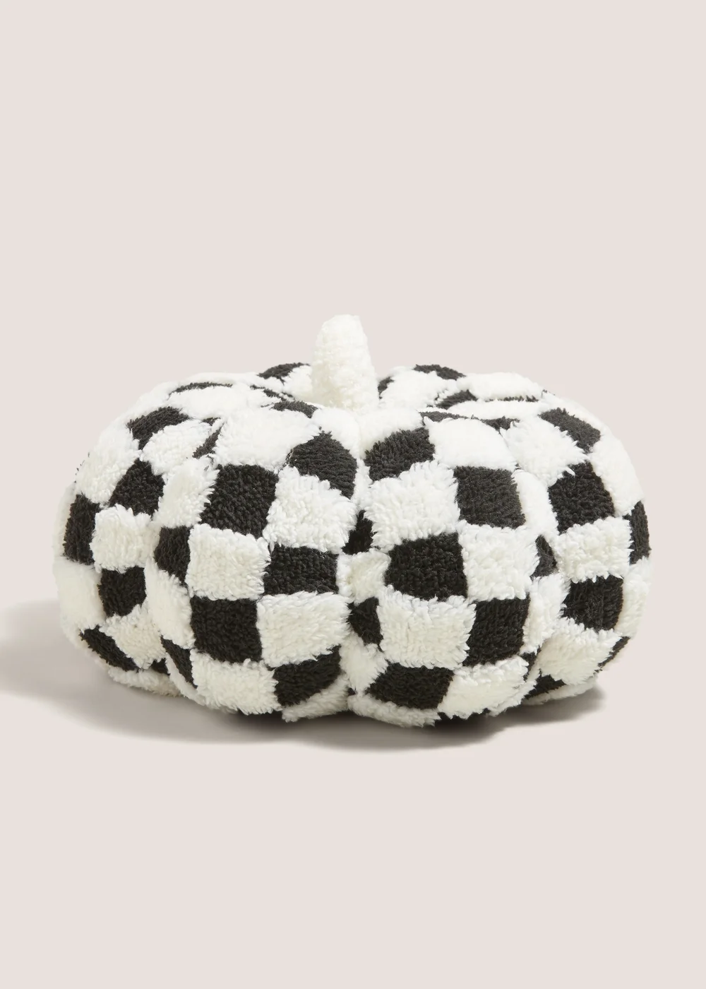Cream Pumpkin Shaped Cushion (30cm x 30cm) Image 1