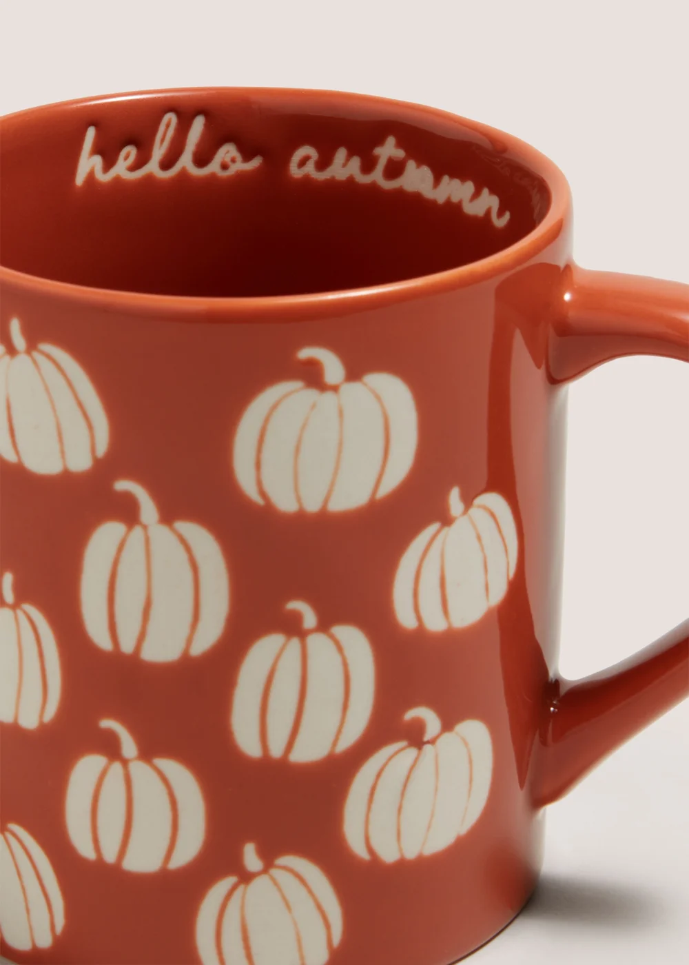 Orange Pumpkin Design Mug Image 2
