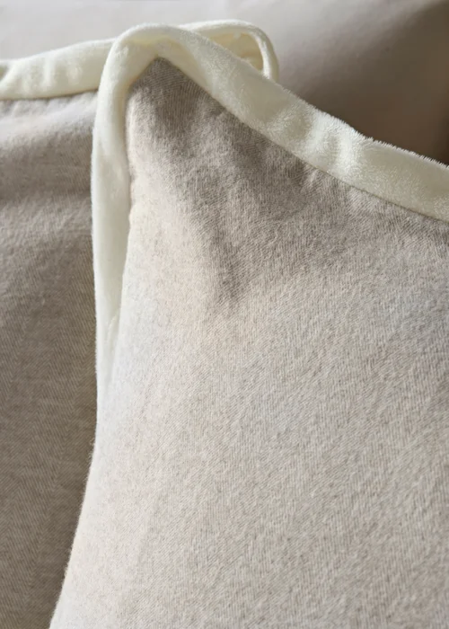 Natural Herringbone Duvet Set - Super king Image 3