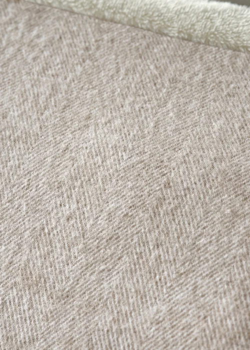Natural Herringbone Duvet Set - Super king Image 2
