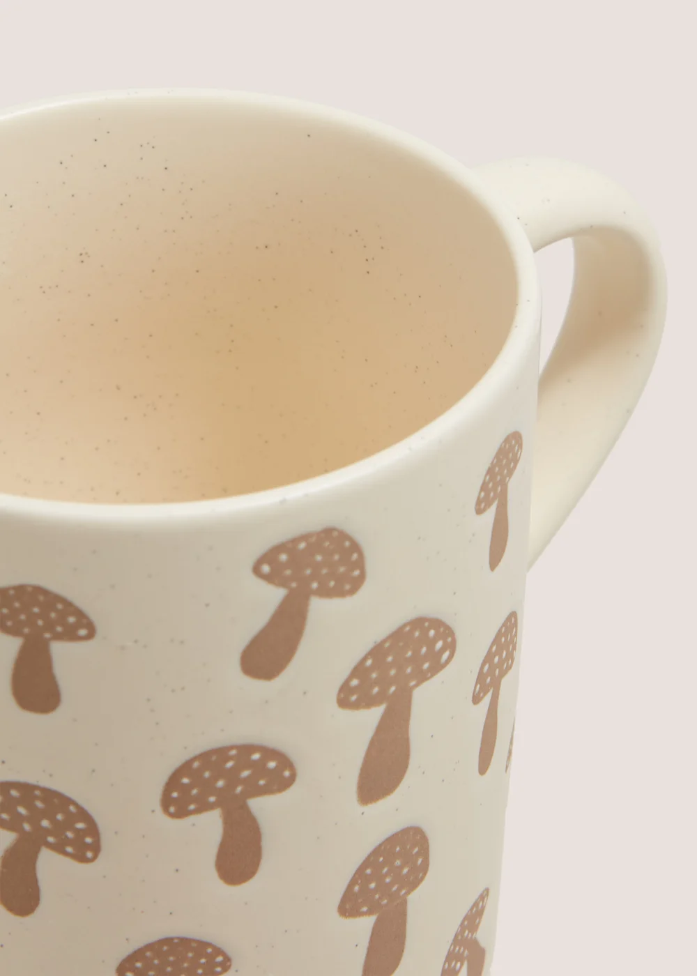 Neutral Toadstool Design Mug (10cmx9cm) Image 2