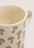 Neutral Toadstool Design Mug (10cmx9cm) Image 2