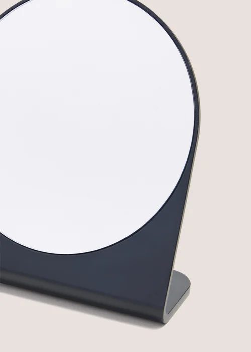 Black Plastic Mirror (19x18x7cm) Image 2