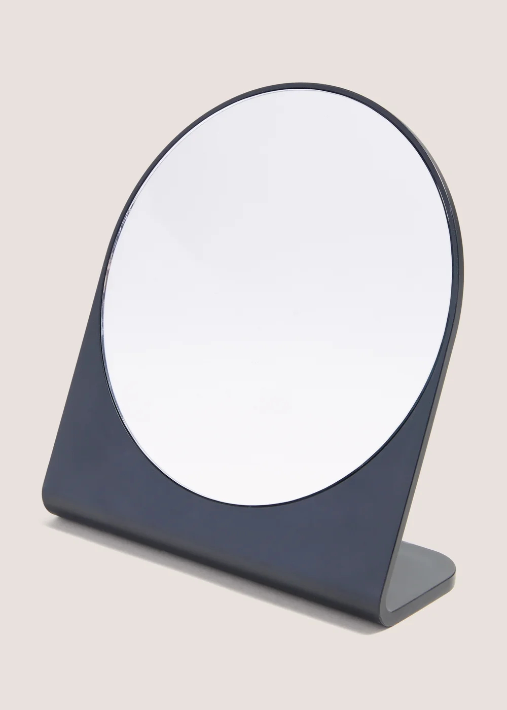 Black Plastic Mirror (19x18x7cm) Image 1