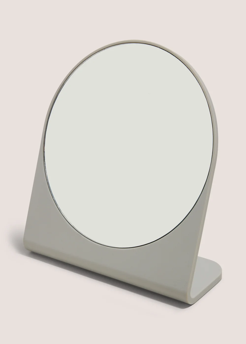Grey Plastic Mirror (19x18x7cm) Image 1