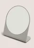 Grey Plastic Mirror (19x18x7cm) Image 1