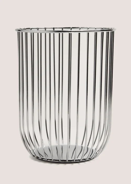 Chrome Utensil Pot Image 1