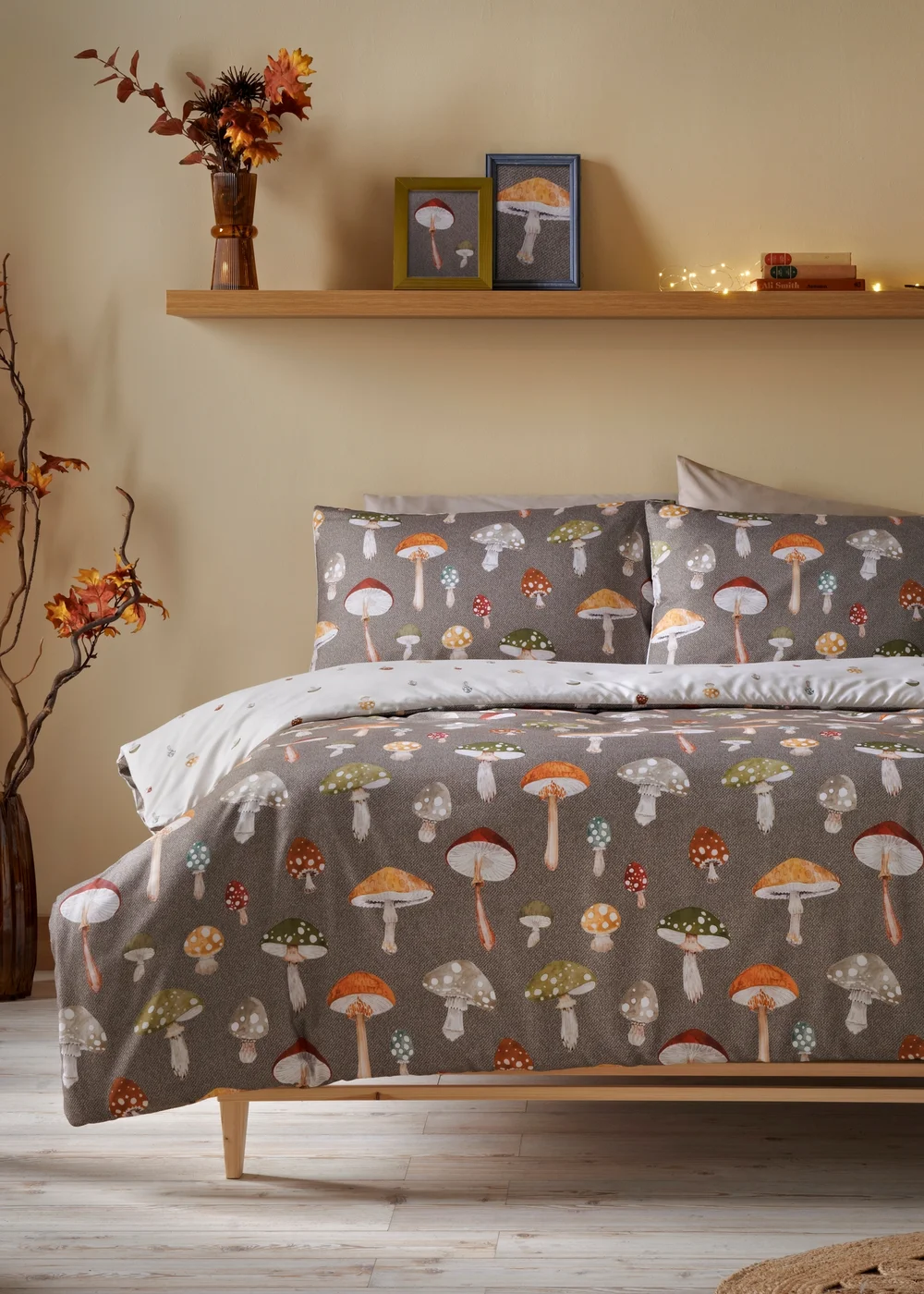 Mushroom Duvet Set - Single Image 1