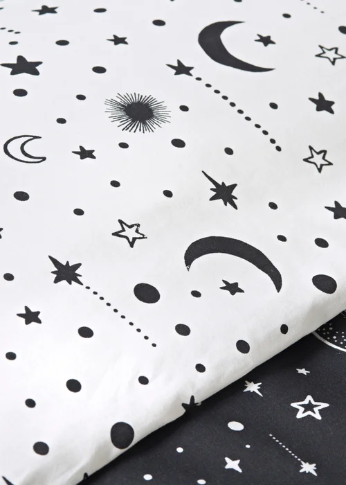Monochrome Celestial Duvet Set - Single Image 3