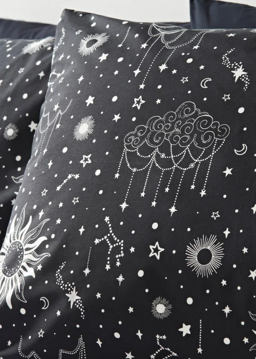 Monochrome Celestial Duvet Set - Single Image 2