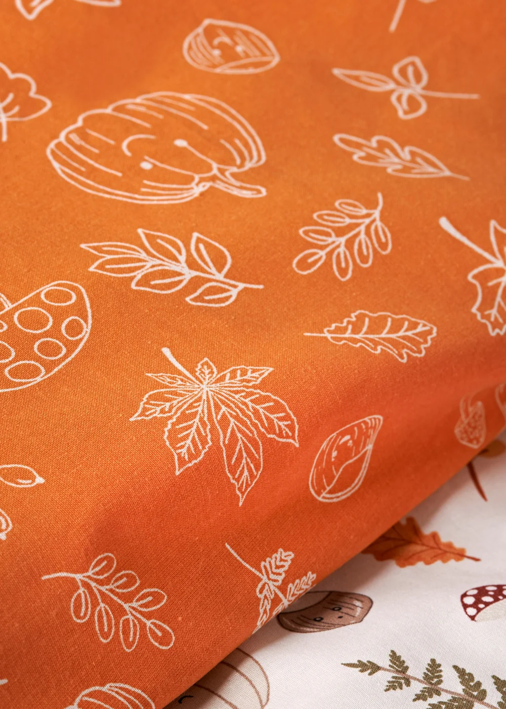Orange Pumpkin Duvet Set - Single Image 2