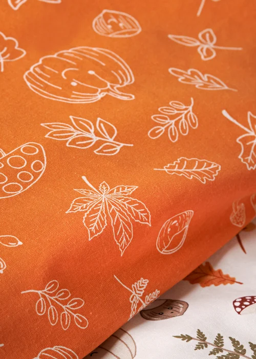 Orange Pumpkin Duvet Set - Single Image 2