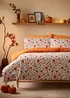 Orange Pumpkin Duvet Set - Single Image 1