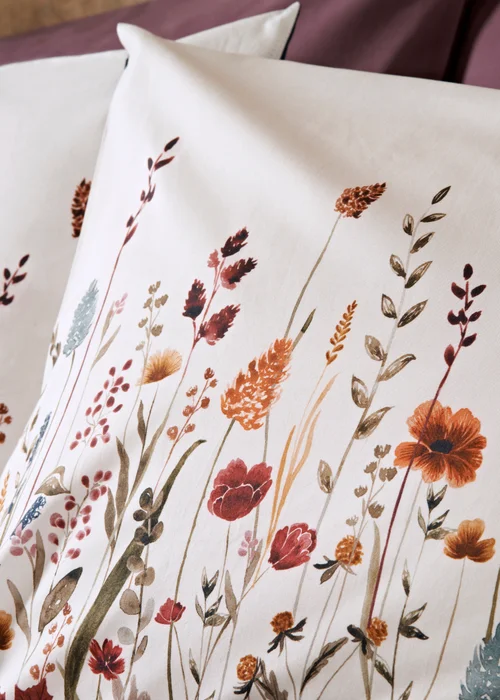 Autumnal Floral Duvet Set - Double Image 2