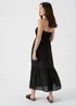 Black Bandeau Maxi Dress - XS Image 2