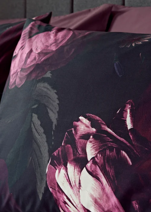 Purple Floral Duvet Set - King Image 2