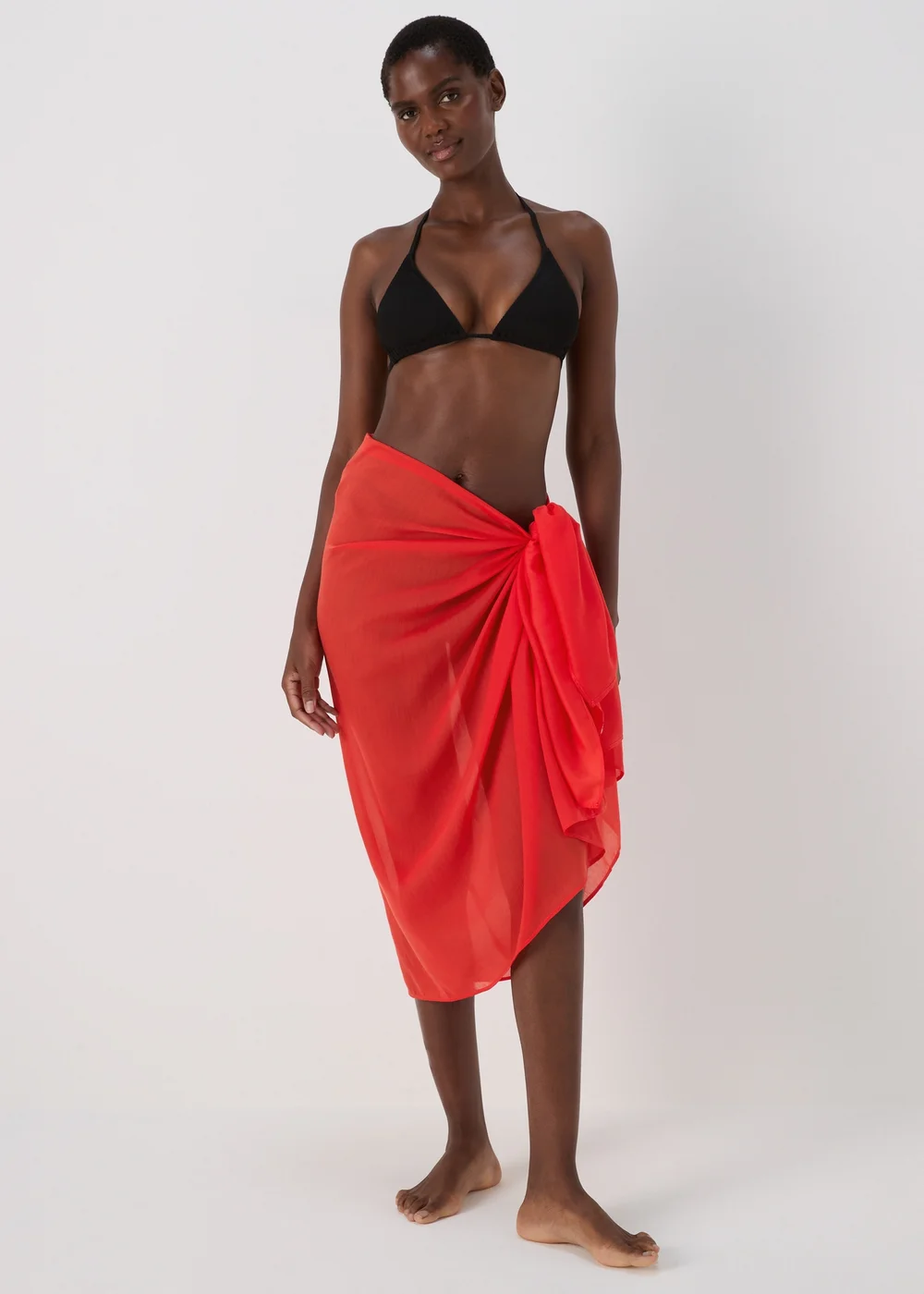 Red Sarong - One Size Image 1