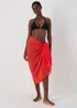 Red Sarong - One Size Image 1