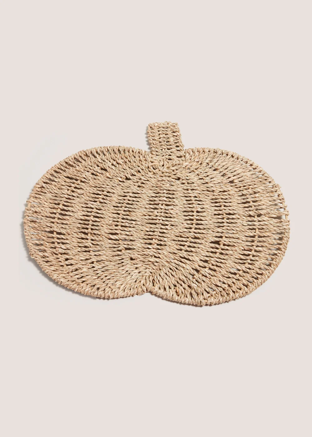 Neutral Woven Pumpkin Placemat (36.5cmx31cm) Image 1