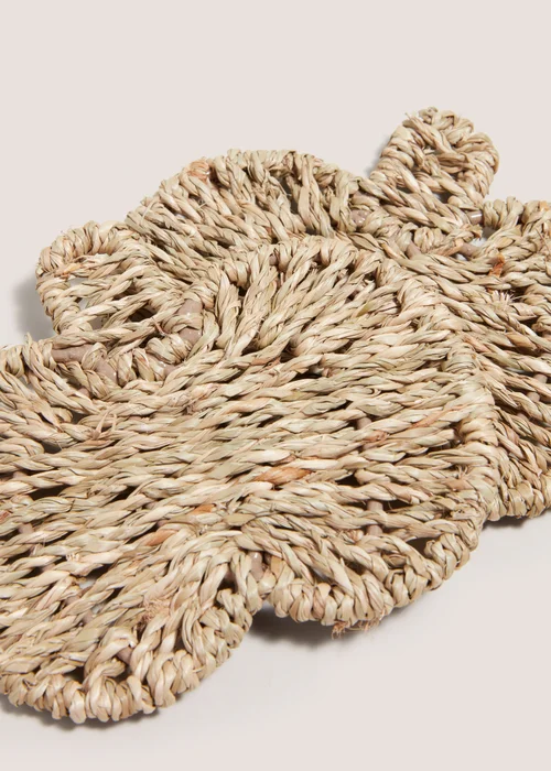 2 pack Pumpkin Woven Coasters (14.5x13) Image 2