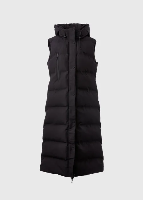 Black Technical Long Padded Gilet - 8 Image 4