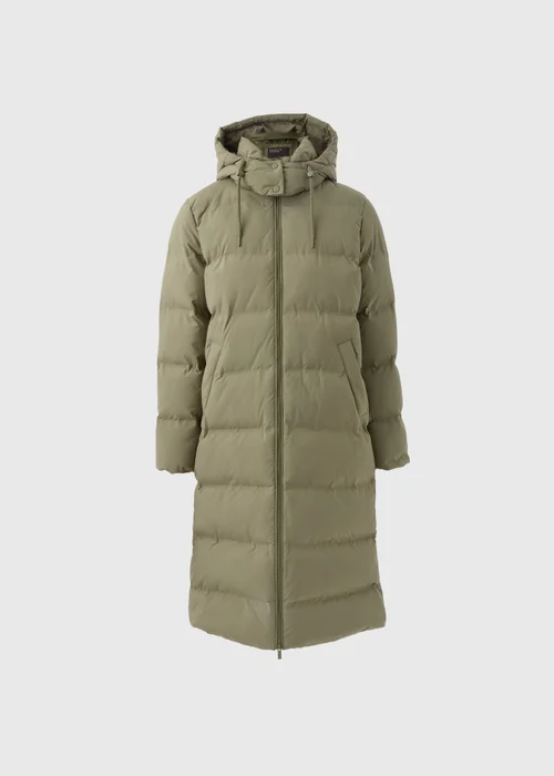 Khaki Long Padded Coat - 8 Image 5