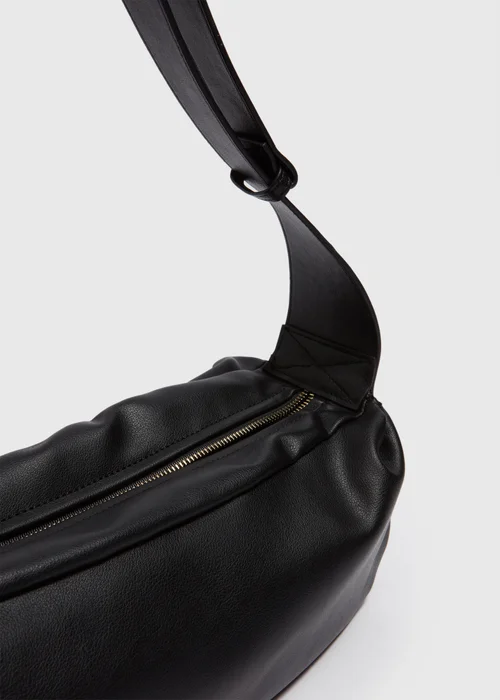 Black Oversized Shoulder Bag - One Size Image 4