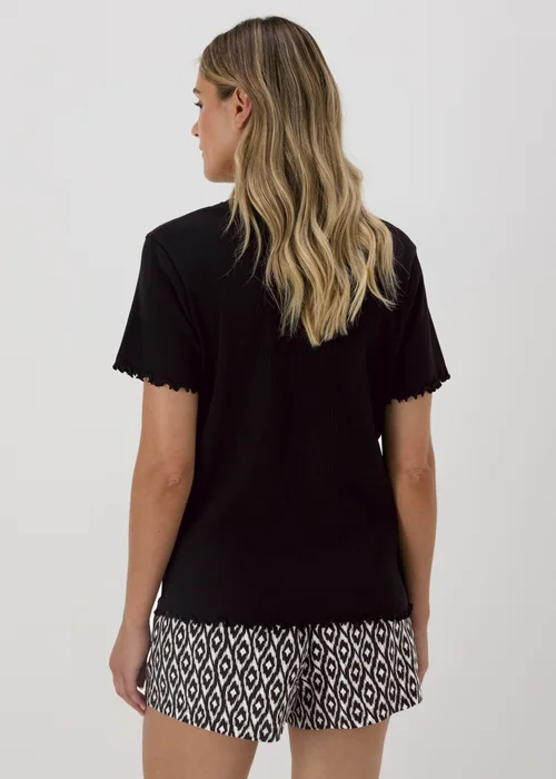 Black Short Pyjama Set - Extra small Image 2