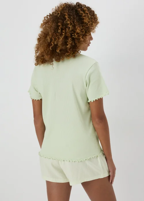 Green Pyjama Short Set - Extra small Image 2