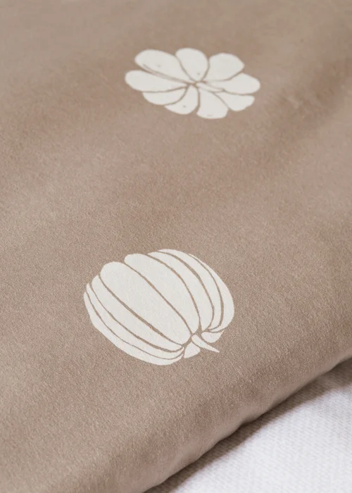 Natural Pumpkin Duvet Set - Single Image 3