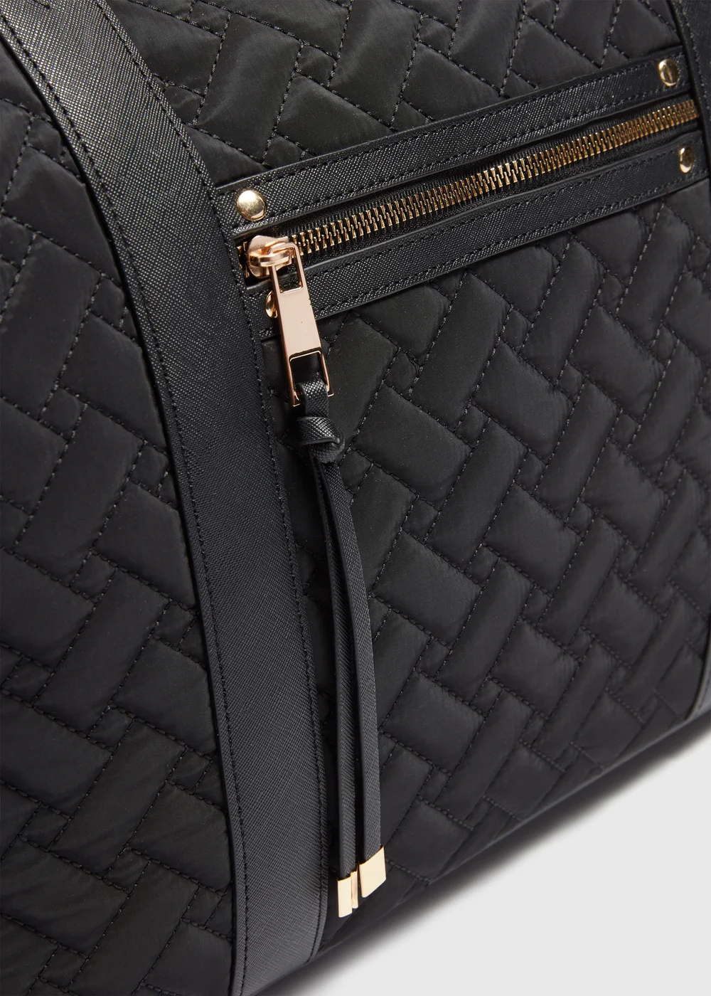 Black Weekender Bag - One Size Image 3