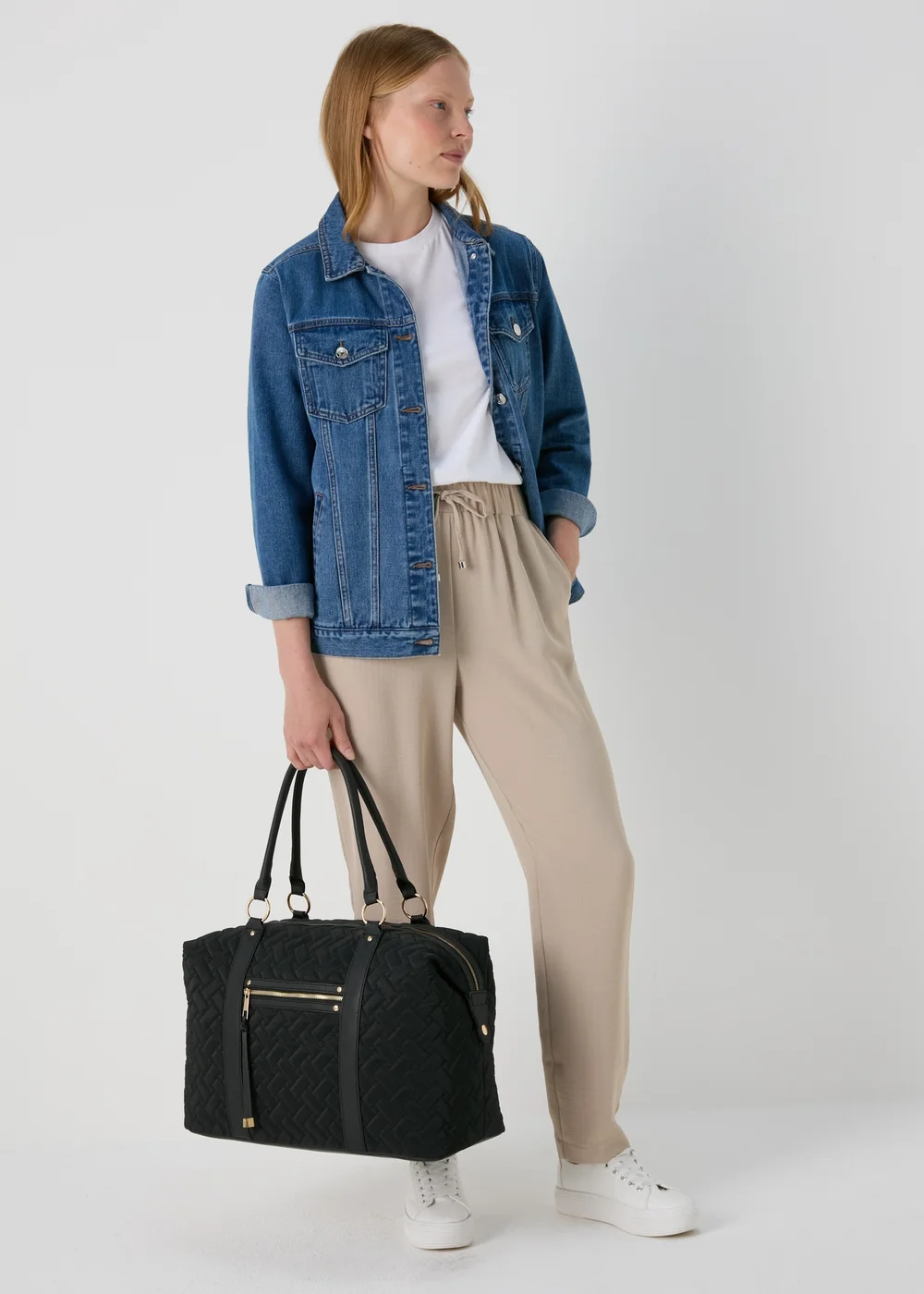 Black Weekender Bag - One Size Image 1