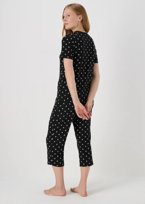 Black Patterned Pyjama Set - Extra small Image 2