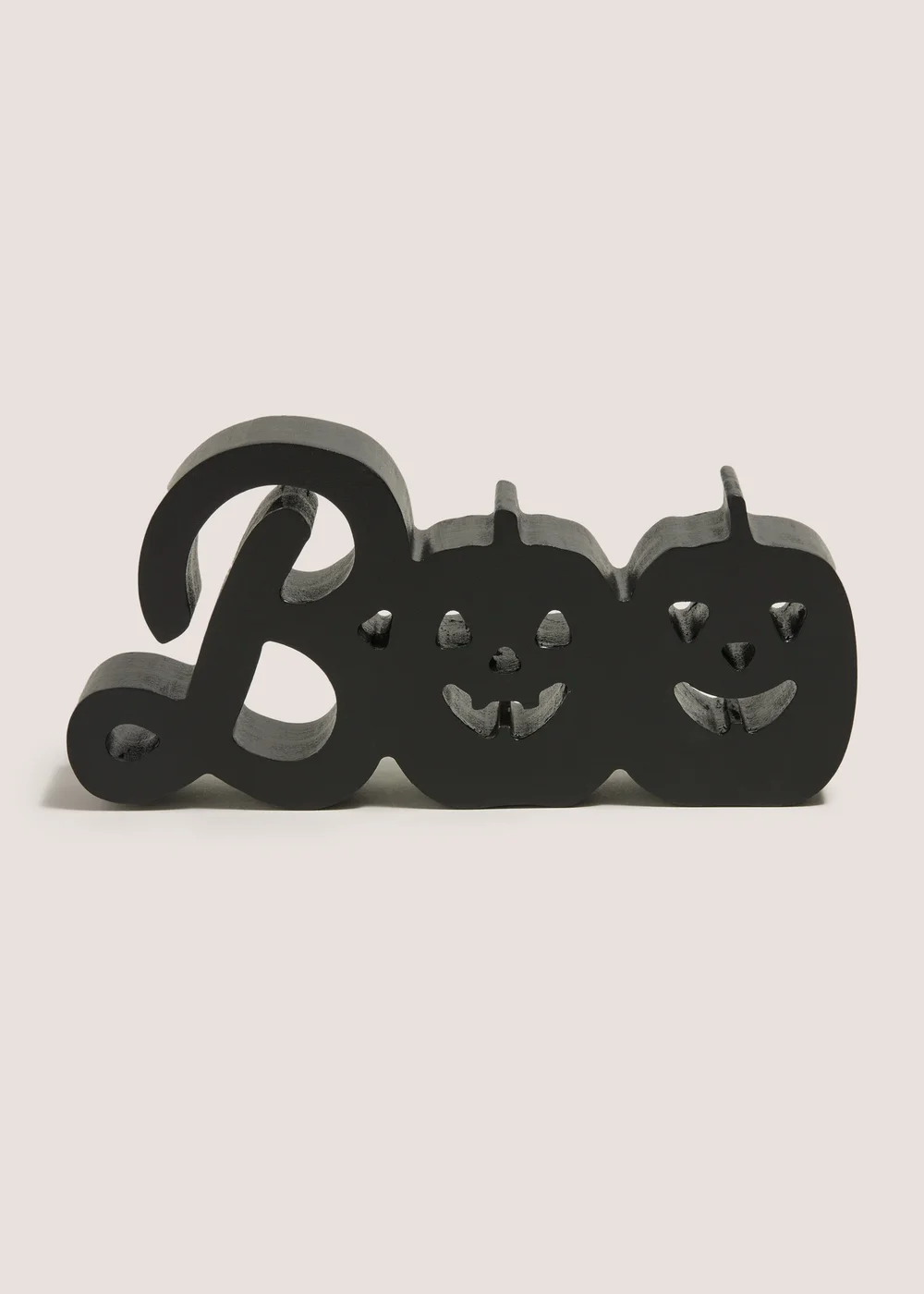 Black Halloween BOO Sign Image 1