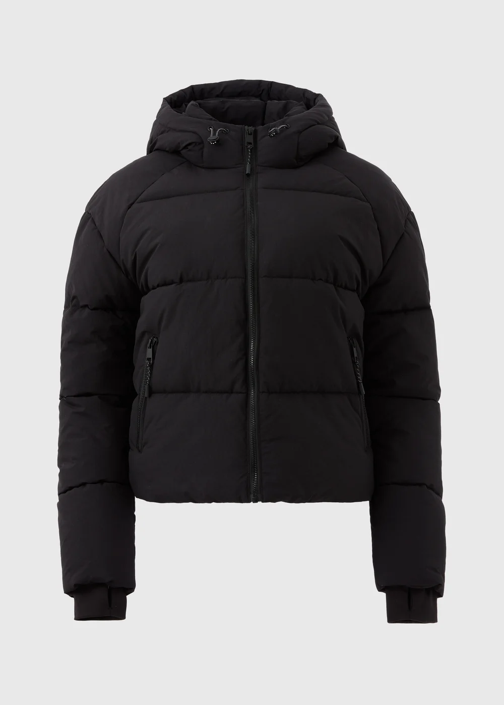 Black Padded Short Coat - 8 Image 5