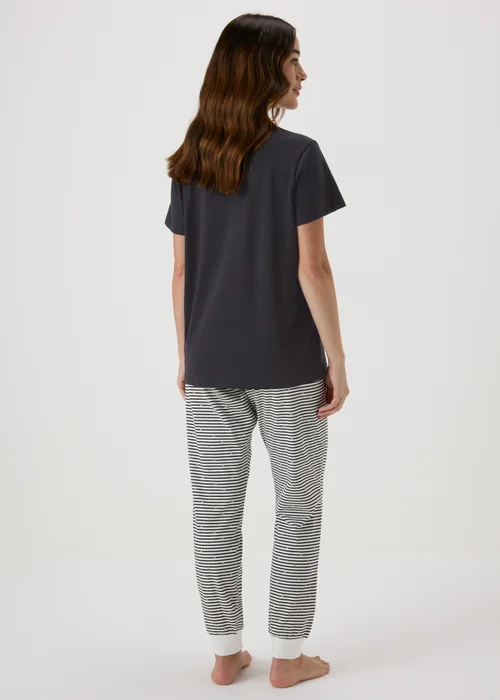 Charcoal Let Me Sleep Pyjama Set - Extra small Image 2