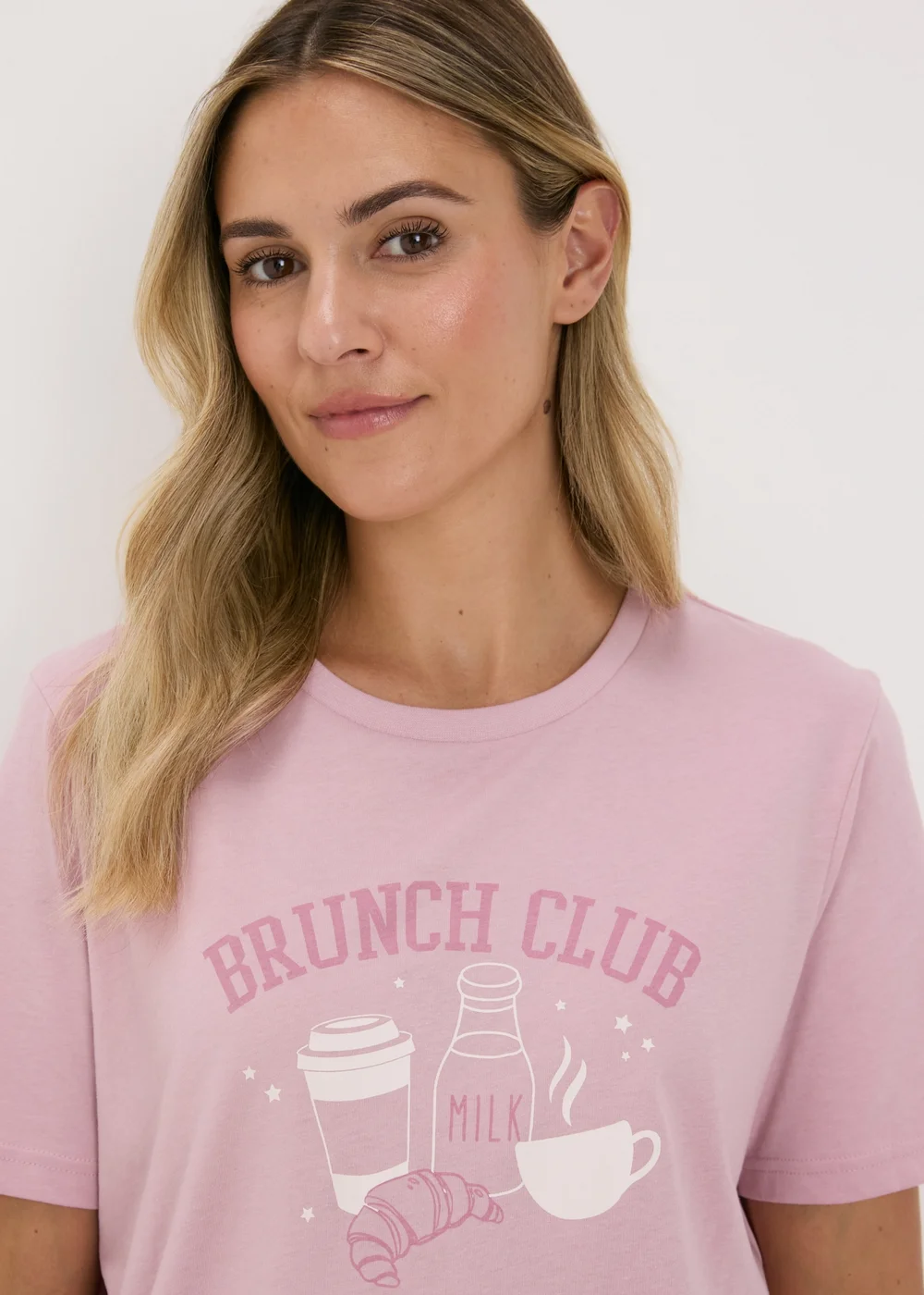 Pink Brunch Club Pyjama Set - Extra small Image 3