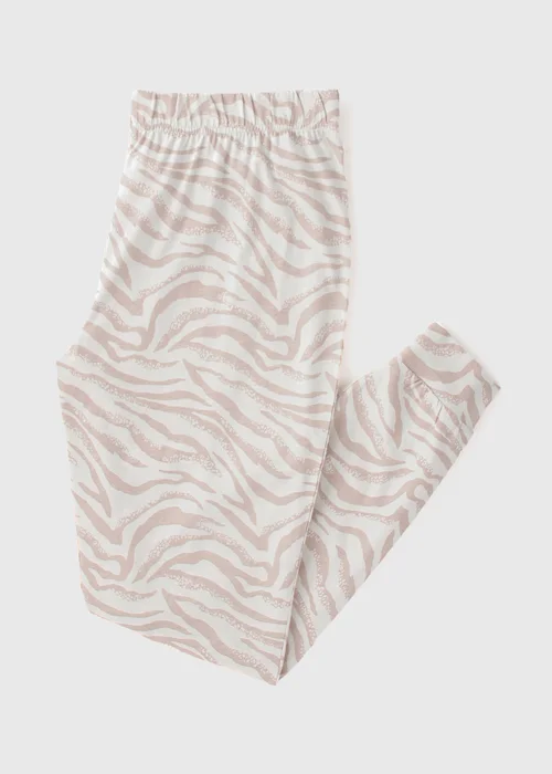 Cream Animal Print Pyjama Bottoms - Extra small Image 4